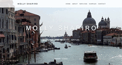 Desktop Screenshot of mollyshapiro.com